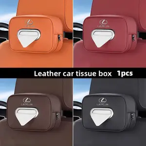 Car Interior Paper Towel Holder, Armrest Sunshade Seat Napkin Hanging Storage Box, Fits Lexus All Models, Car Decoration Accessories, Car Organizers
