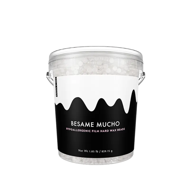 Besame Mucho Clear Hypoallergenic Vegan Film Hard Wax Beads - 1.85 LB