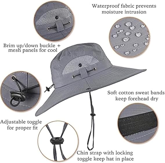 [2026 Upgraded]New Solar Fan Outdoor FisNew Solar Fan Fishing Hat - Sun Protection Hat with Fan, Dual Power Supply, Portable Outdoor Cooling Fan Hathing Hat-Solar Sun Protection Sun Hat with Fan Solar Fan Hat Dual Power Supply Fan Outdoor Fan