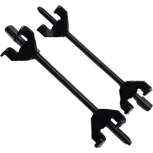 ZIMISI 2PCS 14" Coil Spring Compressor Tool, Universal Suspension Strut Remover Installer Tool with 2 Steel Jaws, Heavy Duty Macpherson Coil Spring Accessories for Truck Car