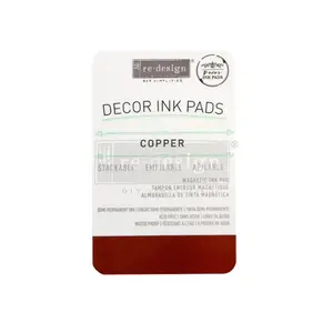 Redesign With Prima Decor Ink Pad - Copper - magnetic ink pad ink 655350651336