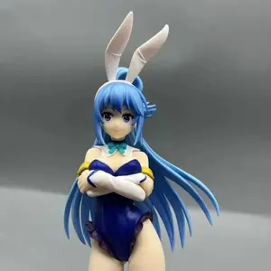 KonoSuba Aqua Bunny Girl Figure God's Blessing On This Wonderful World Collectible Desktop Ornament