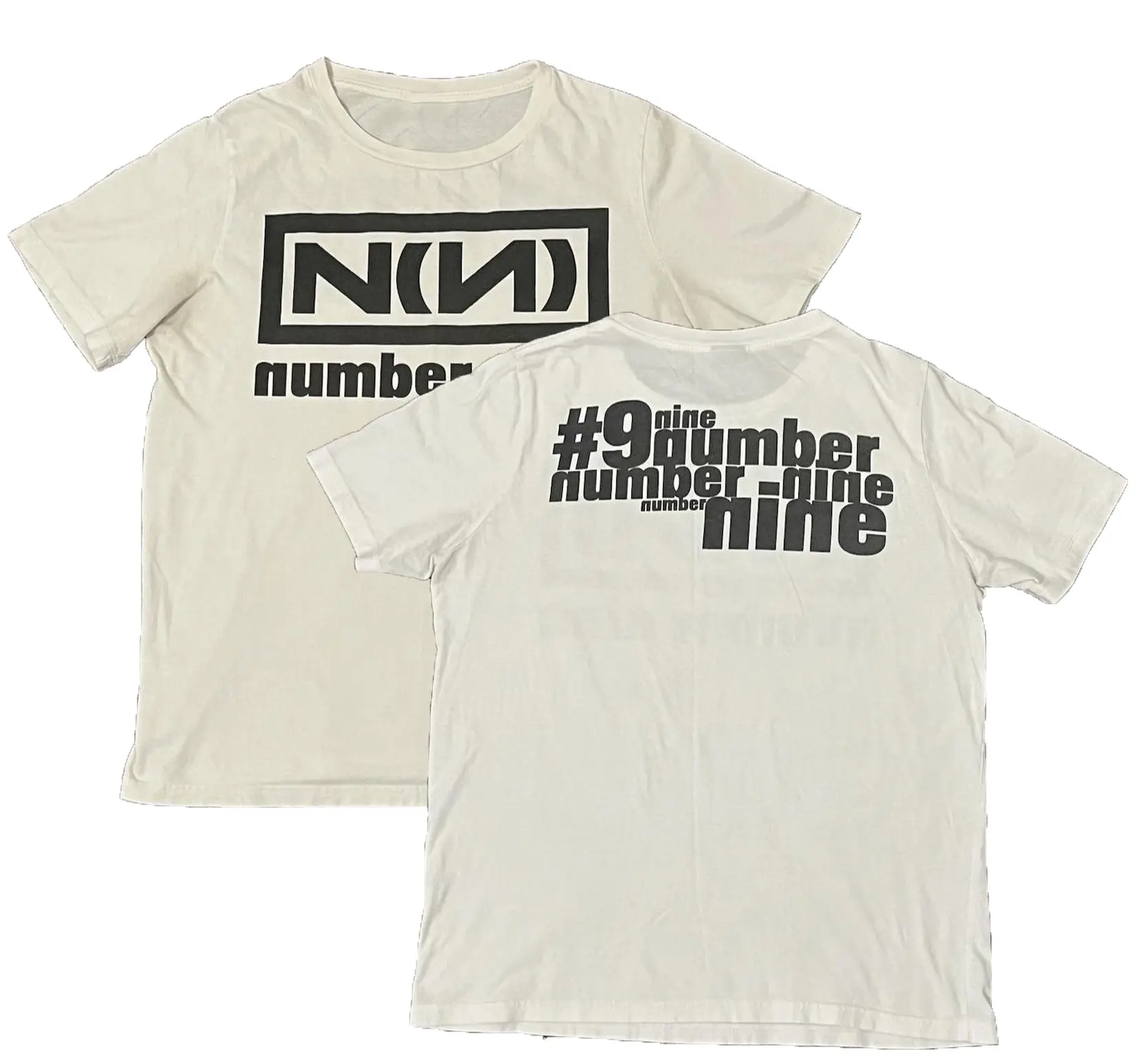 Number (N)ine Men's Sand Double Sided T-shirt
