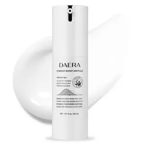 DAERA Synergy Boost Ampoule - Brightening Face Serum & Dark Spot Correcting Ampoule with Calcium Up+ Complex, Anti-Aging Serum Fades Wrinkles, Korean Skincare for Glowing Skin, 30ml