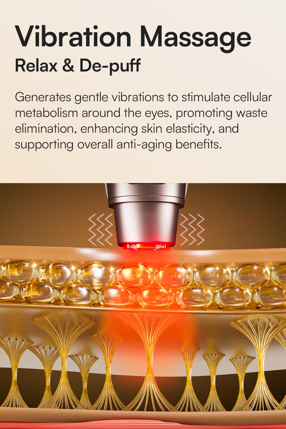 INIA LUMIN 4-in-1 Eye Skincare Wand – 3 Mins a Day for Fewer Lines in 14 Days & Less Puffiness in 21, FDA-Cleared, Spa-Level Results at a Fraction of the Price, Lift & Brighten Eyes in Just Weeks