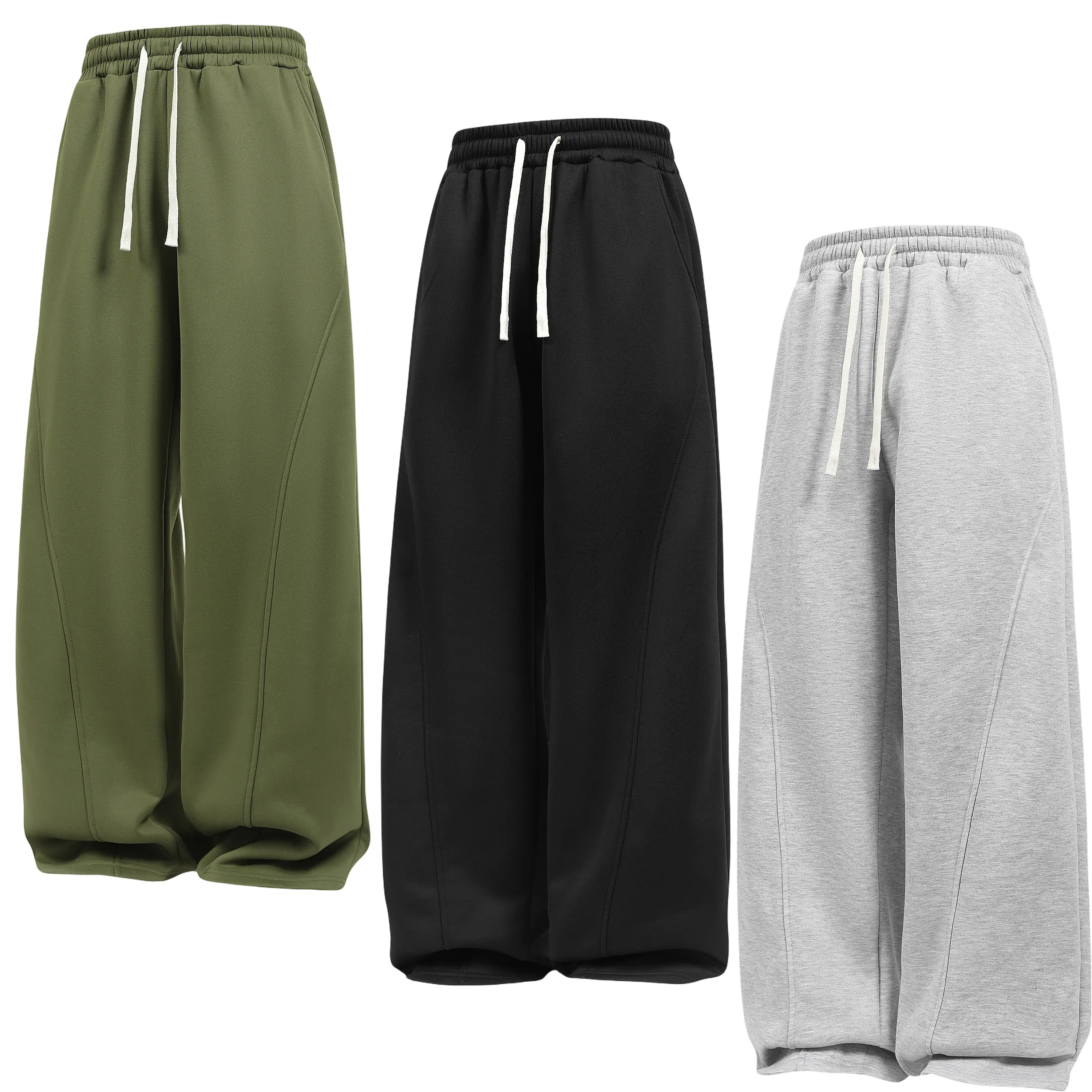 Gray + Black + Green