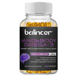 Balincer brain health supplement, supports brain health and eye health, 120 capsules