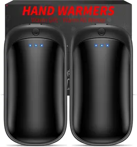 2 Pack Hand Warmers Rechargeable, Portable Electric Hand Warmers Reusable, USB 2 in 1 Handwarmers, Outdoor/Indoor/Warm Gifts for Men Women Kids