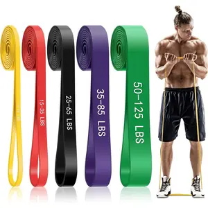 KratosXpedition Pull Up Assistance Bands, 5-Level Resistance Bands for Working Out, Pull Up Bands for Men & Women, Exercise Bands for Full-Body Training, Fitness, Physical Therapy, Stretch Workout Bands at Home, Gym