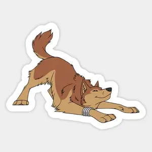 Cute Dog Weekend Chill Puppy Art Sticker – Waterproof Vinyl