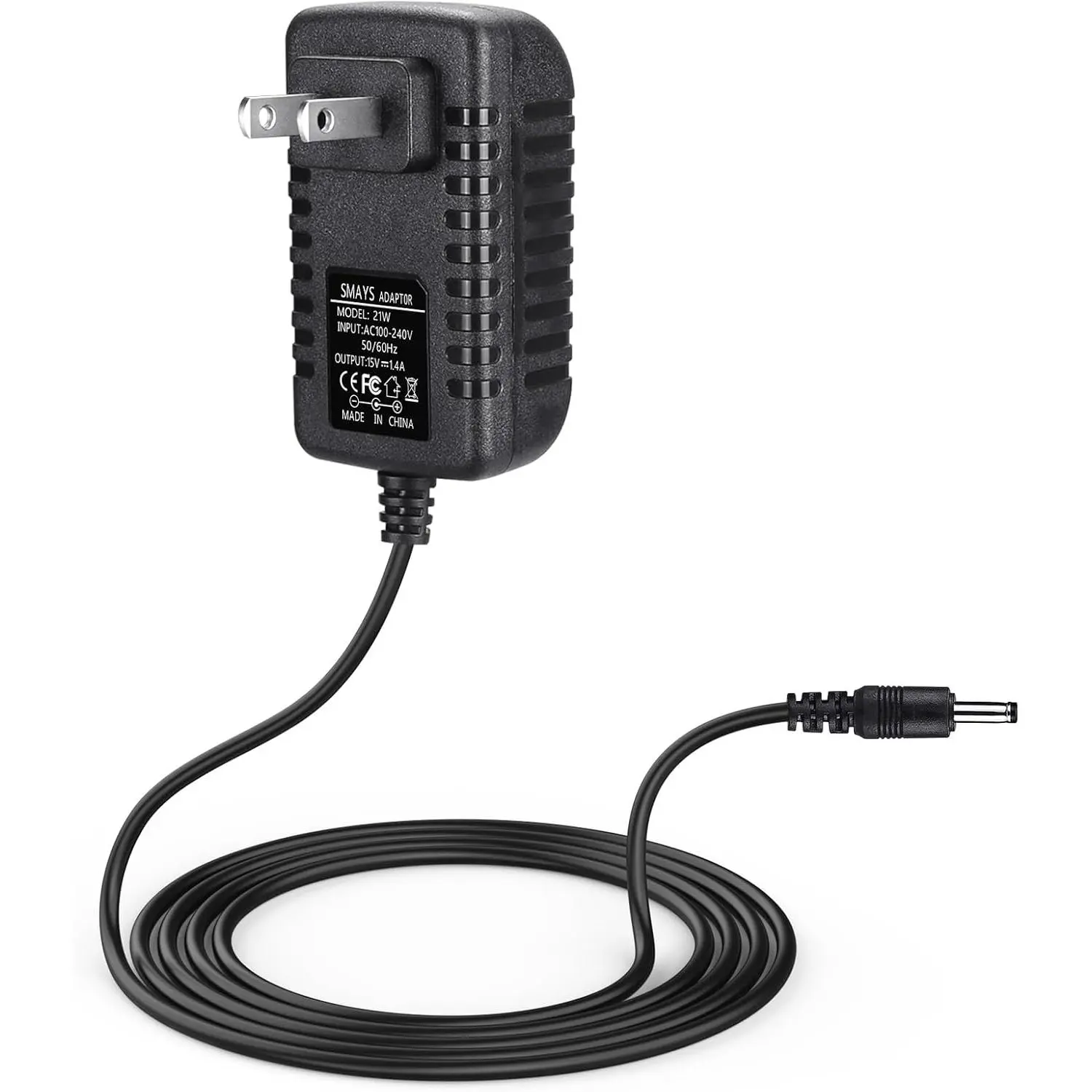 21W Power Cord Replacement for Alexa Echo Show (1st Gen), Echo Plus (1st Gen), Fire TV (2nd Gen) - AC Charger Power Adapter