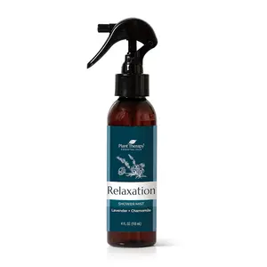 Relax Shower Mist - 4 oz, Aromatherapy Spray with Pure Essential Oils, Calming & Deodorizing for Evening Showers