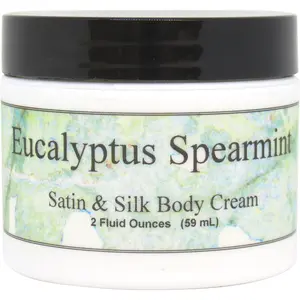 Eucalyptus Spearmint Satin and Silk Cream,  Body Cream, Body Lotion