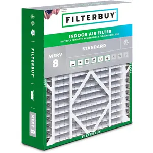 Filterbuy 20x26x5 Air Filter (1-Pack), Pleated MERV 8 Dust Defense HVAC AC Furnace Air Filters for Electro-Air, Emerson, Lennox, White Rodgers, and More