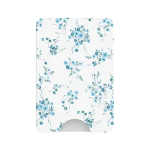 French Blue Floral MagSafe Wallet