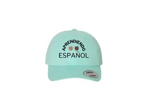 Adjustable Learning Spanish Hat Sea Green with Fists - Created by Blacklingual