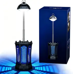 Rechargeable Telescopic LED Light Bug Zapper, Portable Electric Fly Traps for Outside, Yard, Garden, Backyard,mosquito killer#Summervibes