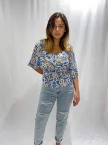 Ripped High Waisted Mom Jeans