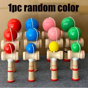 Professional Kendama Wooden Skill Ball Toy, Outdoor Park & Square Interactive Game, Fun Balance Catcher Gift for Friends, Parties, Birthdays