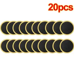 20pcs Bicycle Tire Repair Patch Kit, Quick Fix for Outdoor Cycling, Essential for Long Rides, Convenient Solution for Tire Damage