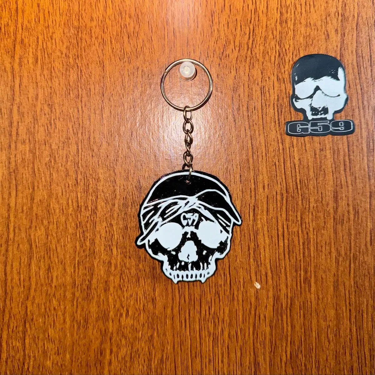 G59 Skull Keychain - Perfect for Keys or Bags