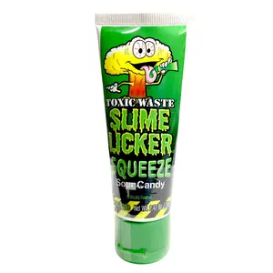 Toxic Waste Slime Licker Sour Squeeze Candy 2.47oz  Sweet Snack Bonbon Candies slimelicker