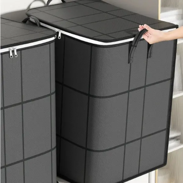 Large Capacity Comforter Storage Bags, Blanket Organizers for Clothes, Bedding & Pillows, Moving Bags for Home, Dorm, and Travel