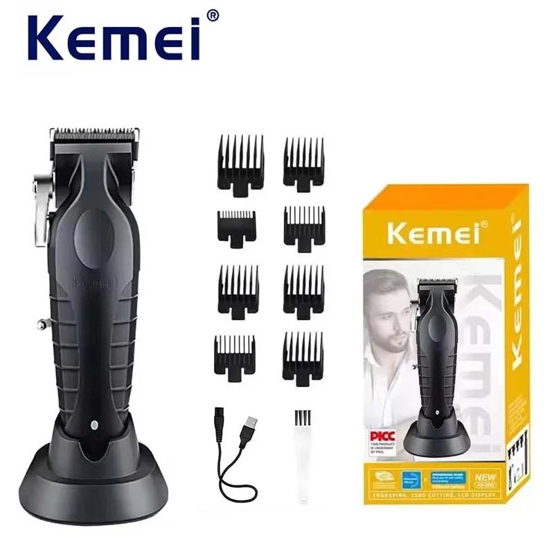 Keme Km-2296 Hair Trimmer Electric Razor for Men Zero Gap Design ...