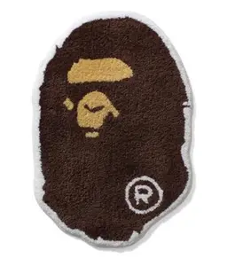 Bape Ape Head Rug Brown