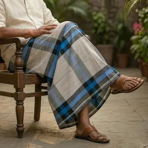 ExclusiveX Multicolor Lungi:  Vibrant Festive Style & All-Day Comfort