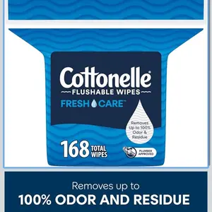 Flushable Wet Wipe - Product Title Provided