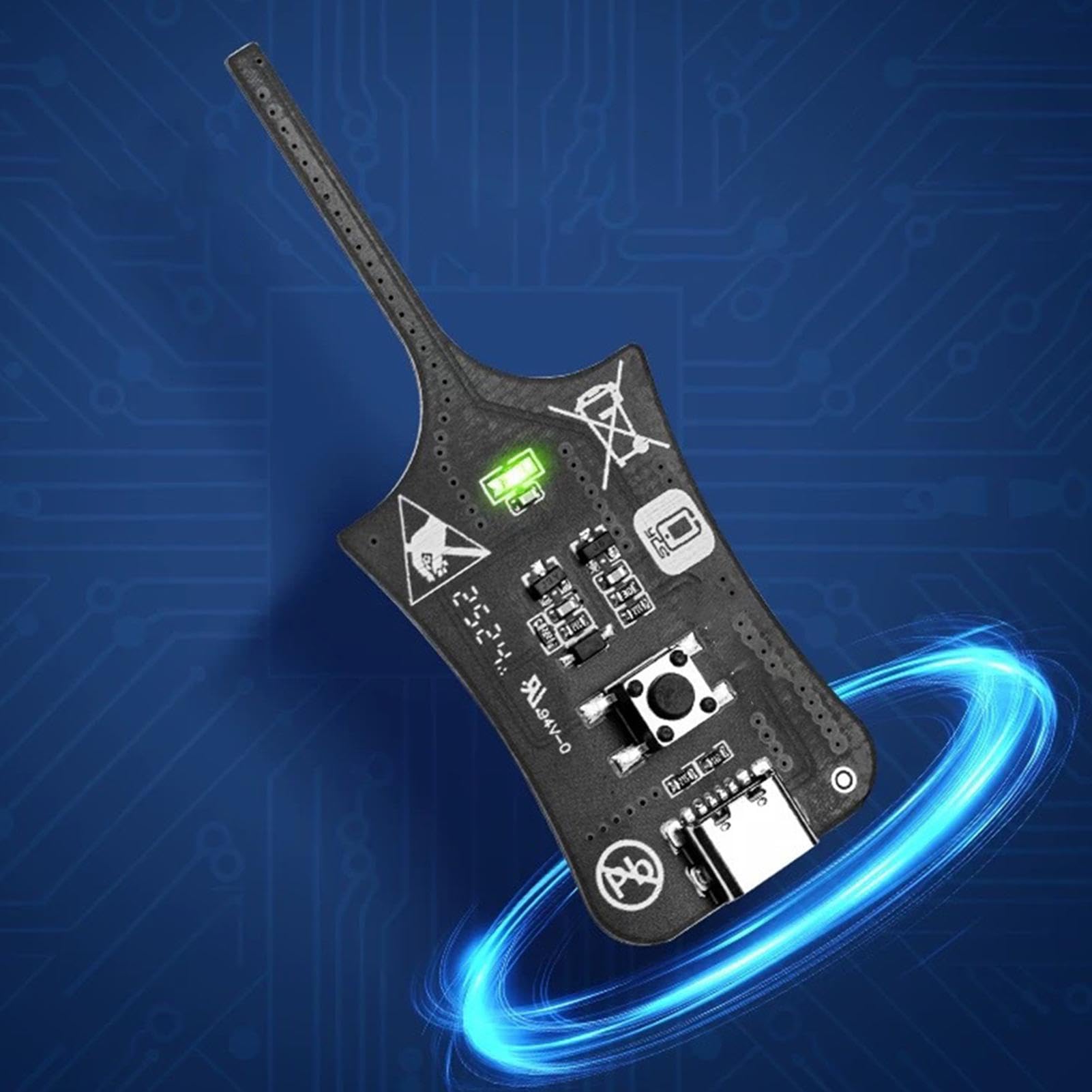 Type-C Inductance Tester for PCB Coil & Electronic Circuit Board Inductance Detection Mobile Phone Component Repair Electromagnetic Induction OSS Measurement Instrument for Fault Troubleshooting