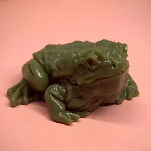 Realistic Frog Squeeze Toys, Realistic Toad Stress Relief Toys, Green & Yellow Squishies Frog Toys for Kids/Adults, Sticky Squishy Toad Fidget Toys for Autism/ADHD/ADD/OCD