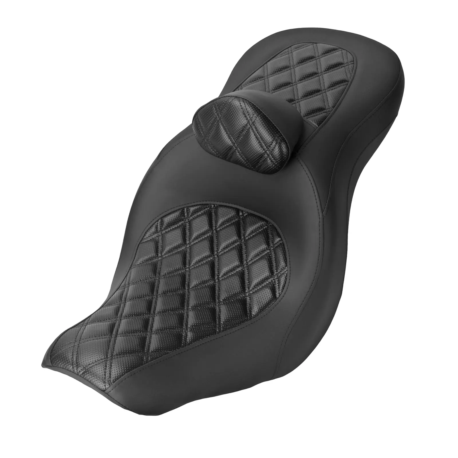 Rider Passenger Two Up Seat w/ Cushion For Harley Softail Sport Glide Low Rider S ST '18-'24 | Mactions