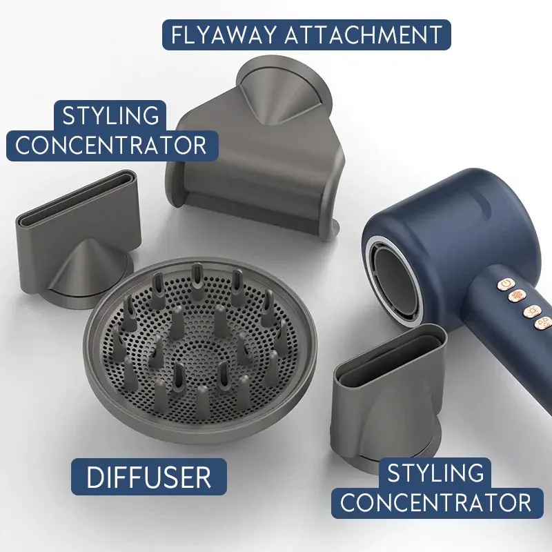 UNIQNOVA Leafless Fast Drying Hair Dryer Negative Ionic Blow High