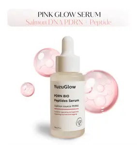 Salmon PDRN Pink Peptide Serum – 30ml Korean Formula for Firming, Hydrating & Brightening – Niacinamide + PDRN + Peptides – Glow Boosting Skincare – Salmon DNA Repair Serum for Face – Anti-Aging, Dark Spot Corrector, Moisturizing Essence