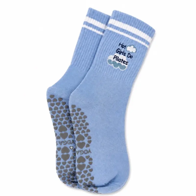 Non-Slip Pilates Grip Socks for Yoga, Barre Workouts
