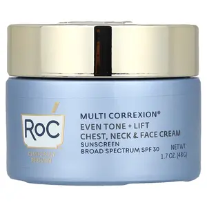 RoC Multi Correxion®, Even Tone + Lift, Chest, Neck & Face Cream, SPF 30, 1.7 oz (48 g)