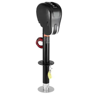 VEVOR Electric Trailer Jack, TikTokShopBlackFriday, 3500 lbs, Heavy Duty RV Electric Power Tongue Jack with 2 Way Connector, Memory Function, Crank Handle & Weatherproof Jack Cover, 9.5"-26.3" Lift, for Trailers & Campers