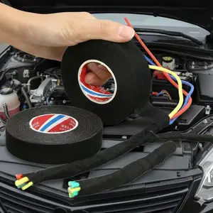 High-Temperature Waterproof Electrical Tape, Industrial Grade Adhesive Anti-Tear Harness Tape, Eco-Friendly Halogen-Free Wire Repair Tape, Moisture-Resistant Circuit Insulation for Automotive and Electrical Repairs