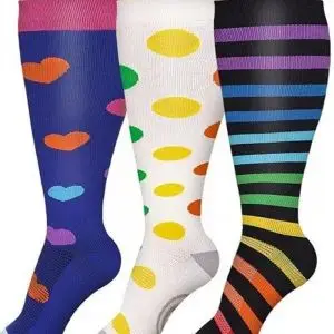 MhzyCaus Plus Size Compression Socks – High Elastic Support for Big Calves, Quick-Dry Breathable Nylon, Anti-Slip & Anti-Friction for Running & Fitness MhzyCaus Plus Size Compression Socks – High Elastic Support for Big Calves, Quick-Dry Breathable Nylon, Anti-Slip & Anti-Friction for Running & Fitness