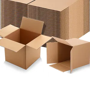 Small Shipping Boxes 10"LX 10"WX 10"H, 5/10/15/20 pcs per box | Corrugated Cardboard Boxes for Packaging, Moving and Storage Mailbox Office Stationery Supplies Office Supplies