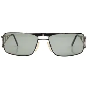 Cazal 9043 003 Black Silver Metal Luxury Germany Sunglasses -Ma