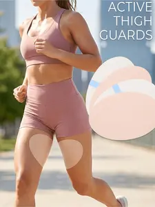 10pieces of women's thigh protective pads, with anti-friction on the inner side, preventing wear during walking, invisible anti-friction leg pads, suitable for running, exercising, walking and fitness.