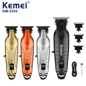 Kemei KM-2293 LCD electric clipper, electric clipper oil head carving clipper, hair clipper, cordless hair clipper-zero gap carving clipper, High Quality Trimmer, used for professional decoration.