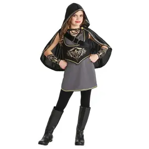 Girl's Hooded Huntress Costume