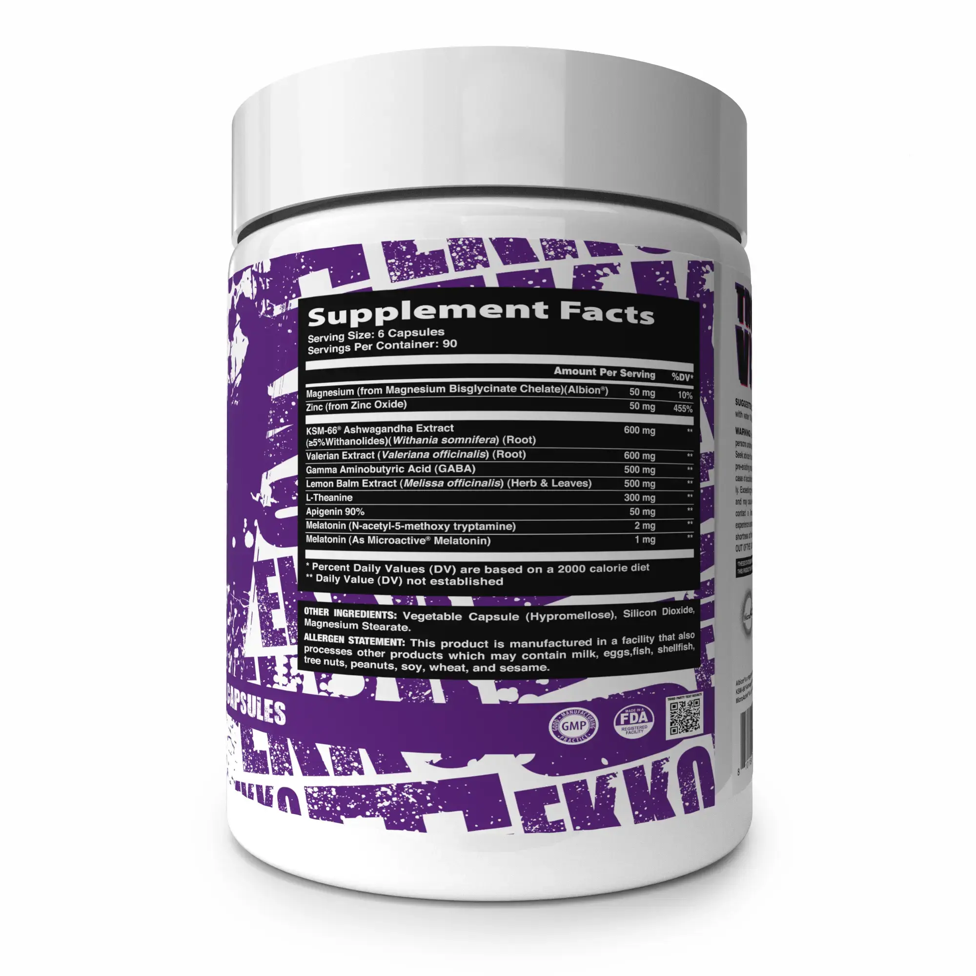 Sleep Capsules With Melatonin 90 Servings