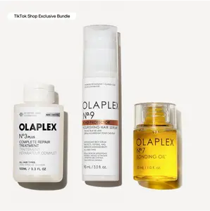 OLAPLEX Strength + Style Set - Repair, Protect, Shine & Style with Ultimate Treatment, Nourishing Serum & Weightless Styling Oil