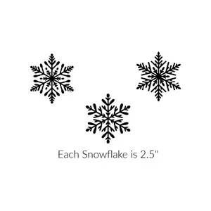 NEW! Bundle 1 - Large Snowflakes Simple Screen™ Reusable Stencil Silkscreen