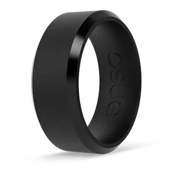 Enso Rings Bevel Silicone Ring | Comfortable Everyday Band | Lifetime Warranty